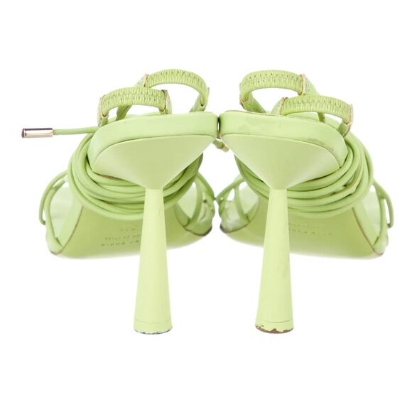 GIA BORGHINI Rosie 6 green sandals - Picture 4 of 8
